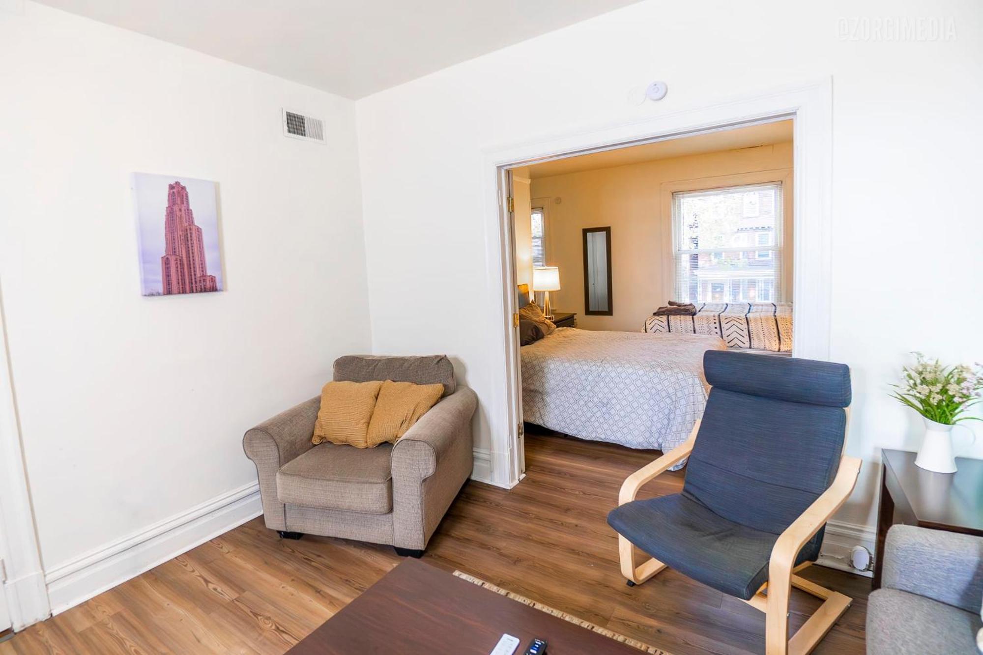 Stylish Apt - 2 Queen Bed - Easy Hospital Access 匹兹堡 外观 照片