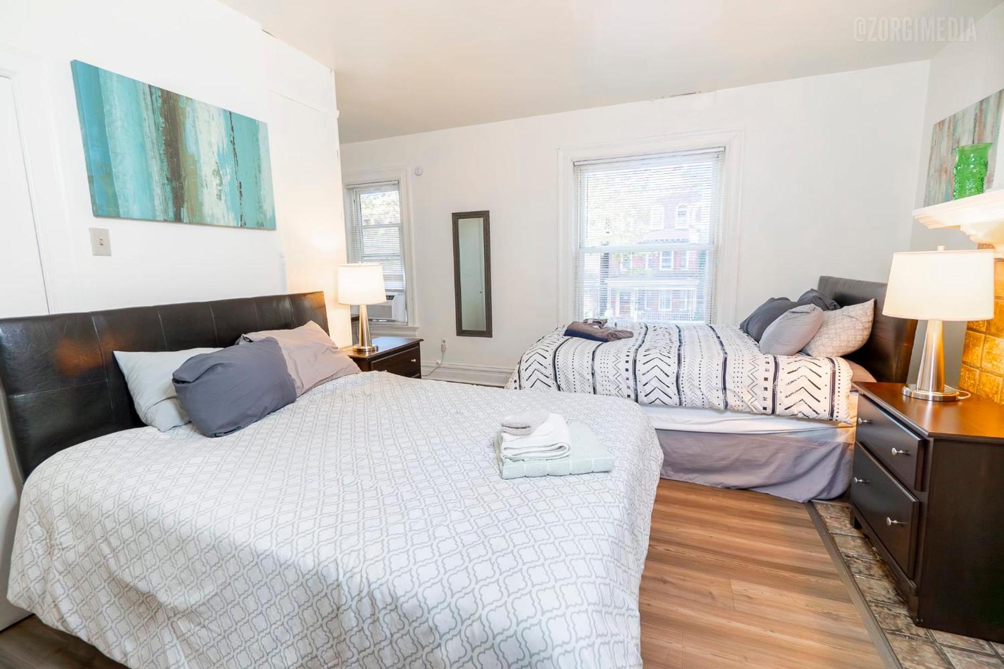 Stylish Apt - 2 Queen Bed - Easy Hospital Access 匹兹堡 外观 照片